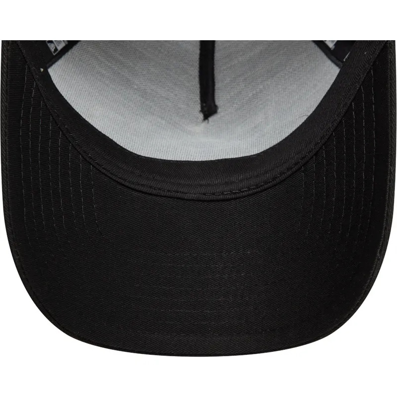 lippikset-kaareva-musta-snapback-9forty-a-frame-world-series-patch-new-york-yankees-mlb-new-era