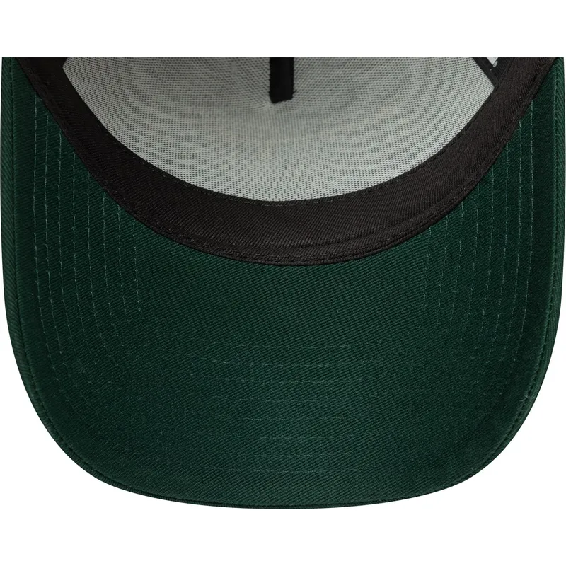 lippikset-kaareva-rekka-vihrea-snapback-9forty-a-frame-patch-oakland-athletics-mlb-new-era