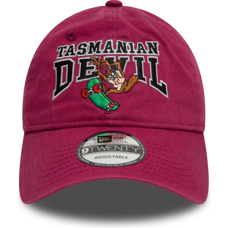 lippikset-kaareva-punainen-saadettava-nauha-9twenty-washed-tasmania-looney-tunes-new-era