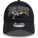 lippikset-kaareva-laivastonsininen-saadettava-nauha-9twenty-washed-bugs-bunny-looney-tunes-new-era