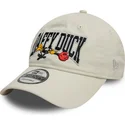 lippikset-kaareva-beige-saadettava-nauha-9twenty-washed-pato-lucas-looney-tunes-new-era
