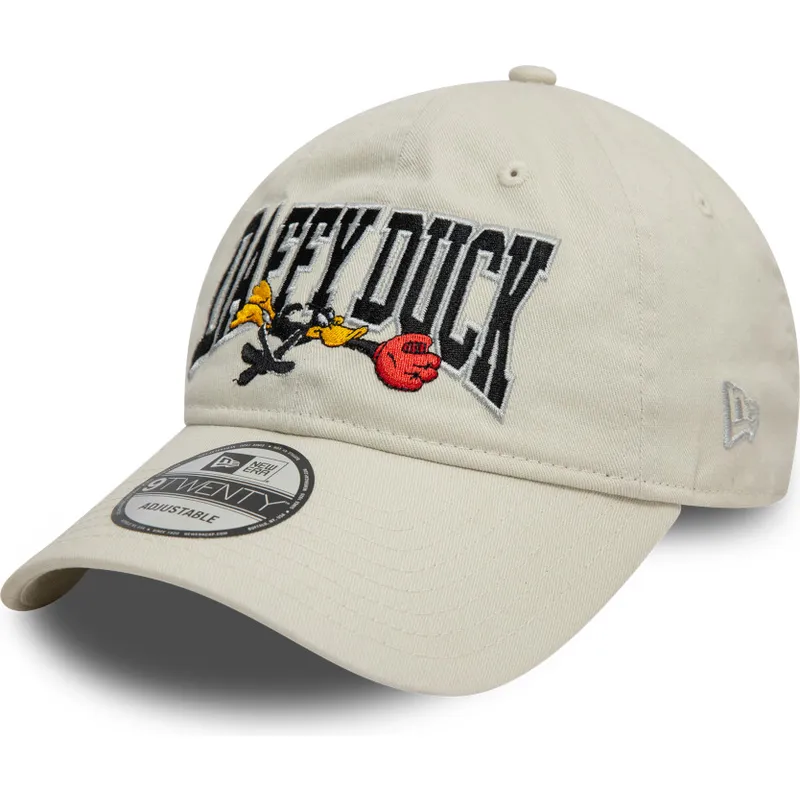 lippikset-kaareva-beige-saadettava-nauha-9twenty-washed-pato-lucas-looney-tunes-new-era