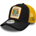 new-era-9forty-a-frame-summer-patch-beat-the-heat-black-and-yellow-trucker-hat