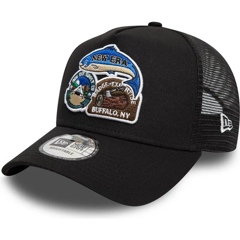 lippikset-kaareva-rekka-musta-snapback-9forty-a-frame-outdoor-patch-new-era