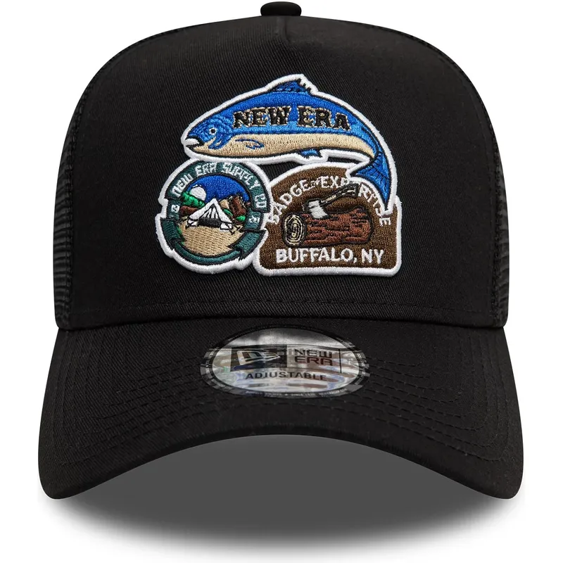 lippikset-kaareva-rekka-musta-snapback-9forty-a-frame-outdoor-patch-new-era