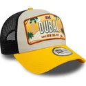 lippikset-kaareva-rekka-keltainen-snapback-9forty-a-frame-license-plate-dubai-ciudades-y-playas-new-era