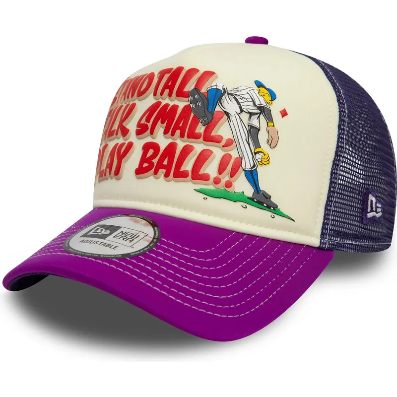 lippikset-kaareva-rekka-violetti-snapback-9forty-a-frame-graphic-stand-tall-talk-small-play-ball-new-era