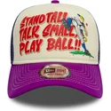 lippikset-kaareva-rekka-violetti-snapback-9forty-a-frame-graphic-stand-tall-talk-small-play-ball-new-era
