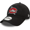 lippikset-kaareva-musta-saadettava-nauha-9twenty-carolina-mudcats-milb-new-era