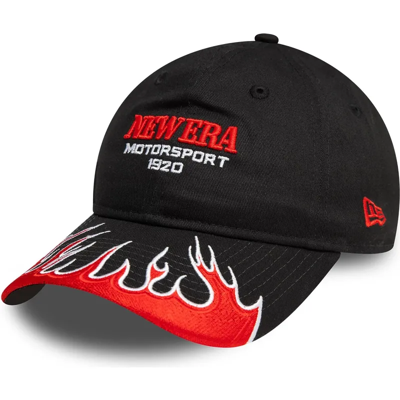 lippikset-kaareva-musta-saadettava-nauha-9twenty-flame-visor-new-era lippikset-kaareva-musta-saadettava-nauha-9twenty-flame-visor-new-era