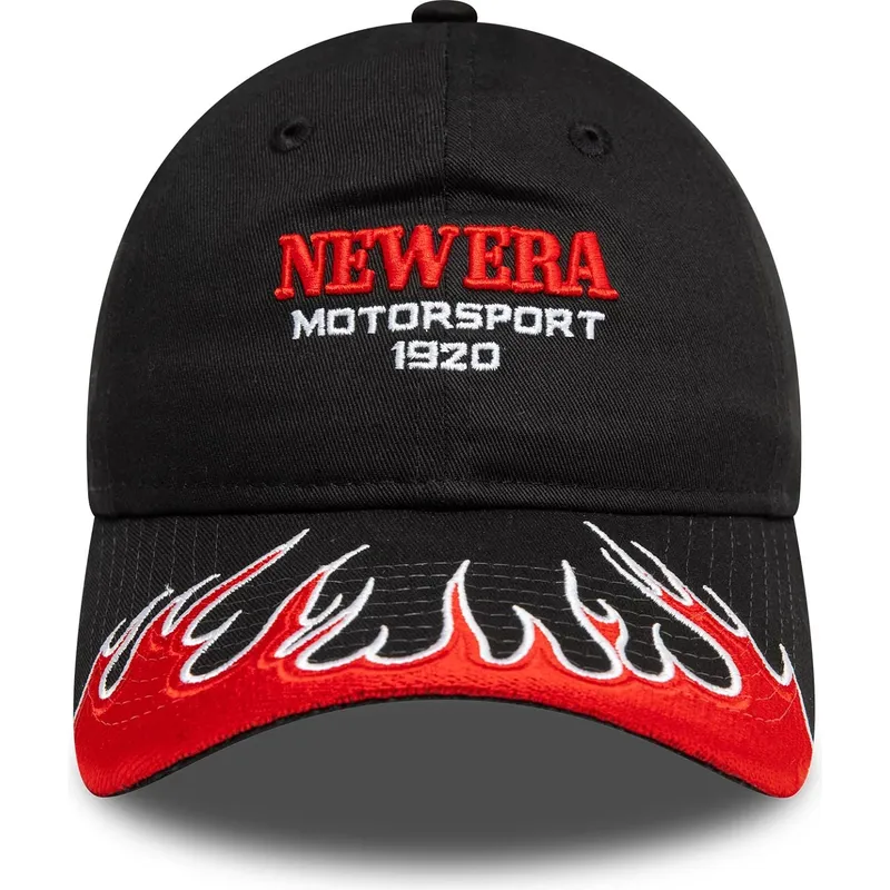 lippikset-kaareva-musta-saadettava-nauha-9twenty-flame-visor-new-era lippikset-kaareva-musta-saadettava-nauha-9twenty-flame-visor-new-era