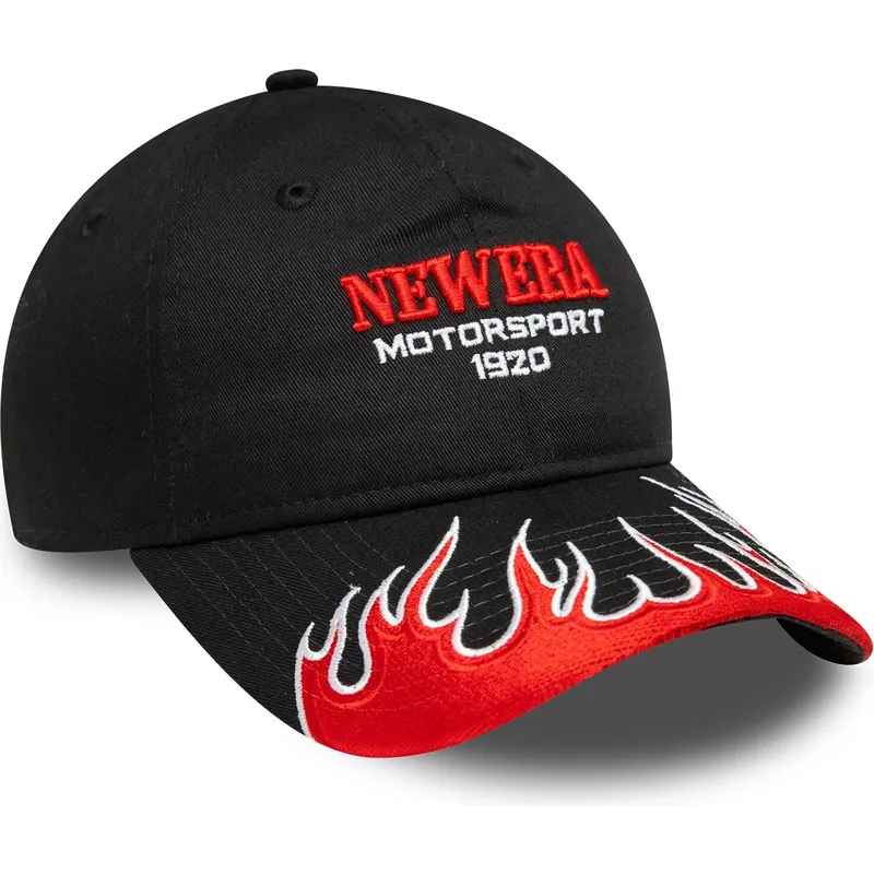 lippikset-kaareva-musta-saadettava-nauha-9twenty-flame-visor-new-era lippikset-kaareva-musta-saadettava-nauha-9twenty-flame-visor-new-era