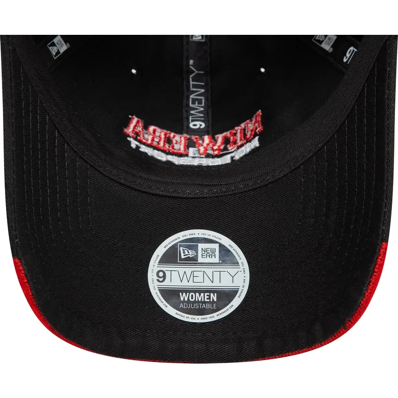 lippikset-kaareva-musta-saadettava-nauha-9twenty-flame-visor-new-era lippikset-kaareva-musta-saadettava-nauha-9twenty-flame-visor-new-era