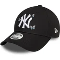 lippikset-kaareva-musta-saadettava-nauha-9twenty-icon-butterflies-new-york-yankees-mlb-new-era