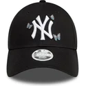 lippikset-kaareva-musta-saadettava-nauha-9twenty-icon-butterflies-new-york-yankees-mlb-new-era