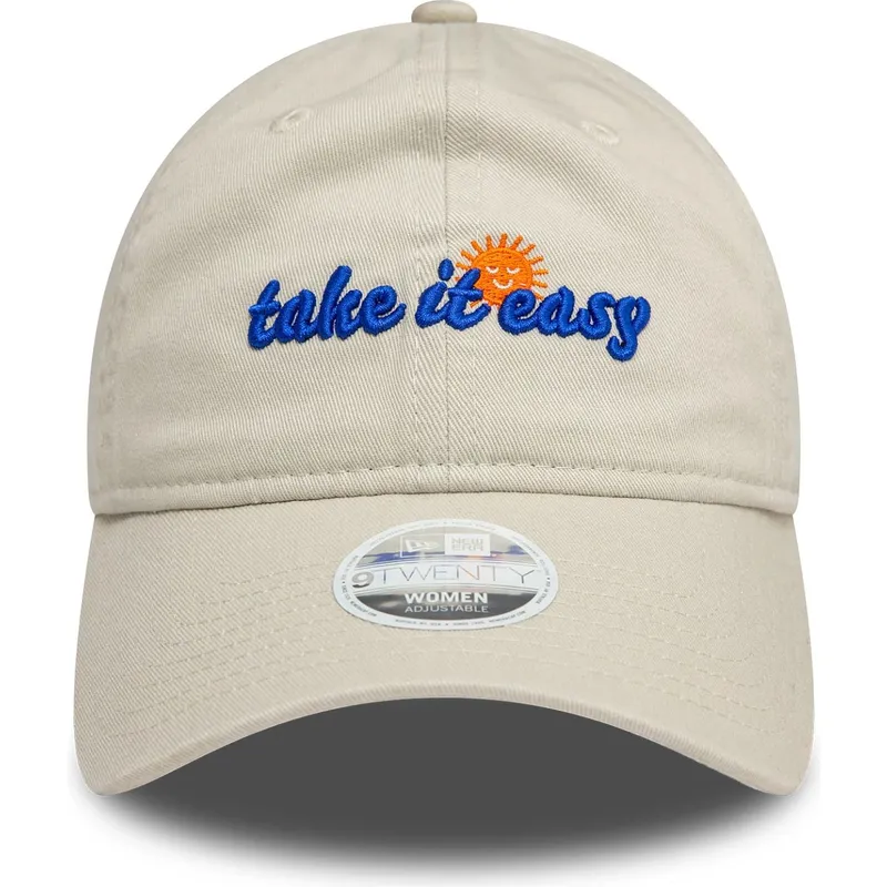 cap-kaareva-beige-adjustable-strap-9twenty-take-it-easy-new-era