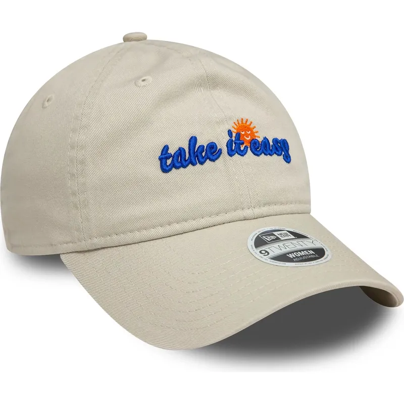cap-kaareva-beige-adjustable-strap-9twenty-take-it-easy-new-era