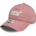cap-kaareva-pink-adjustable-strap-9twenty-holiday-mode-new-era