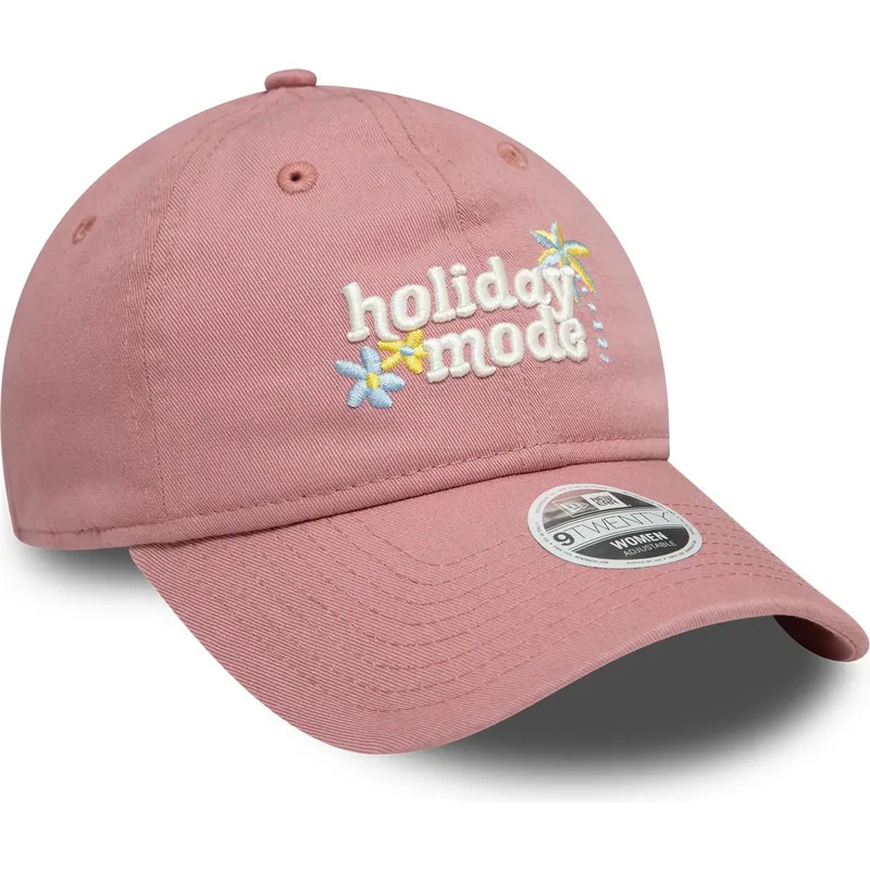 cap-kaareva-pink-adjustable-strap-9twenty-holiday-mode-new-era