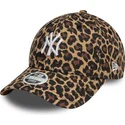 lippikset-kaareva-leopardi-saadettava-nauha-9forty-new-york-yankees-mlb-new-era