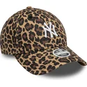 lippikset-kaareva-leopardi-saadettava-nauha-9forty-new-york-yankees-mlb-new-era