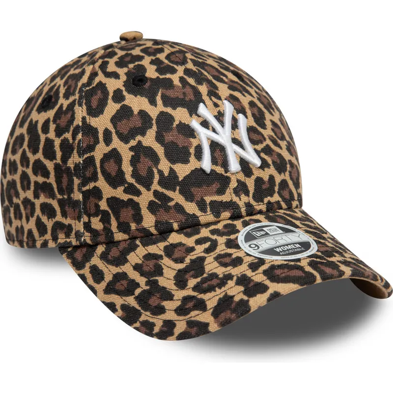 lippikset-kaareva-leopardi-saadettava-nauha-9forty-new-york-yankees-mlb-new-era
