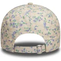 lippikset-kaareva-beige-saadettava-nauha-9twenty-floral-quilt-new-york-yankees-mlb-new-era