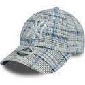 lippikset-kaareva-sininen-saadettava-nauha-9forty-tweed-new-york-yankees-mlb-new-era