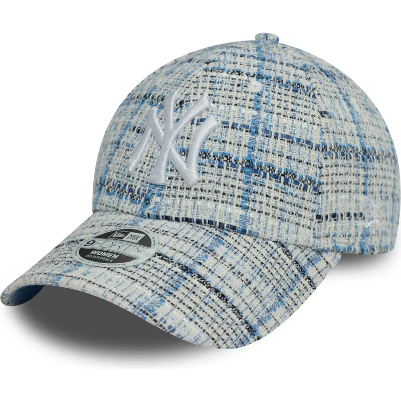 lippikset-kaareva-sininen-saadettava-nauha-9forty-tweed-new-york-yankees-mlb-new-era