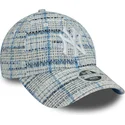 lippikset-kaareva-sininen-saadettava-nauha-9forty-tweed-new-york-yankees-mlb-new-era