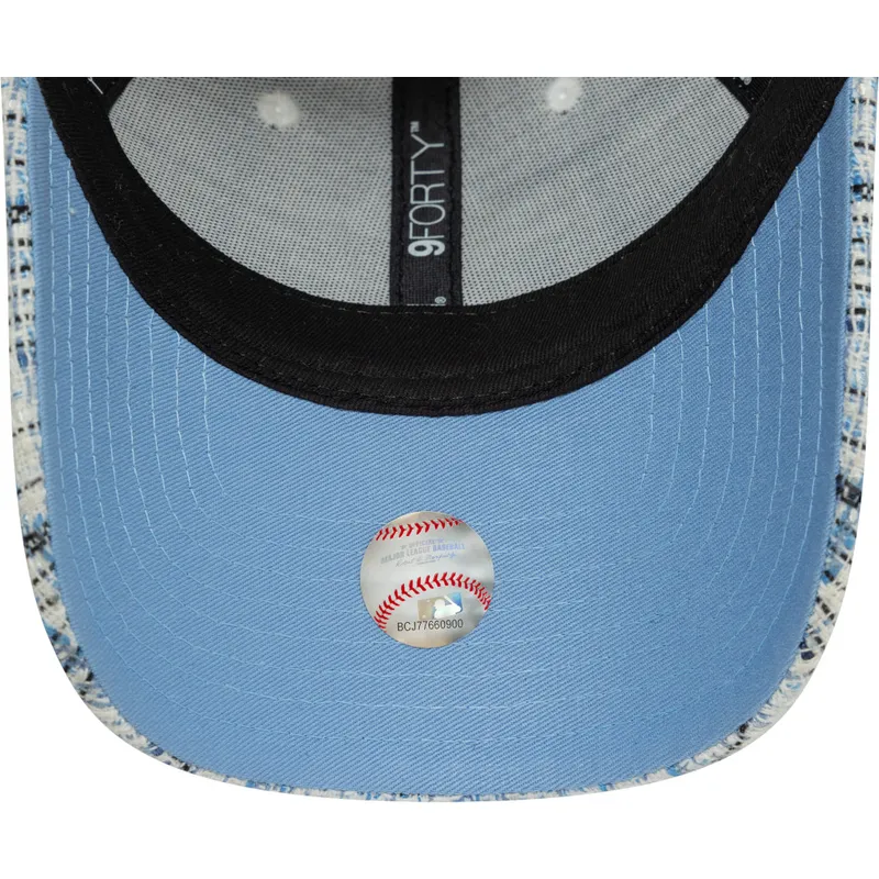 lippikset-kaareva-sininen-saadettava-nauha-9forty-tweed-new-york-yankees-mlb-new-era