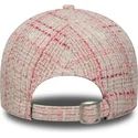 lippikset-kaareva-vaaleanpunainen-saadettava-nauha-9forty-tweed-new-york-yankees-mlb-new-era