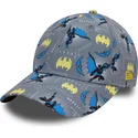 cap-kaareva-gray-adjustable-strap-lapsille-9forty-all-over-print-batman-dc-comics-new-era
