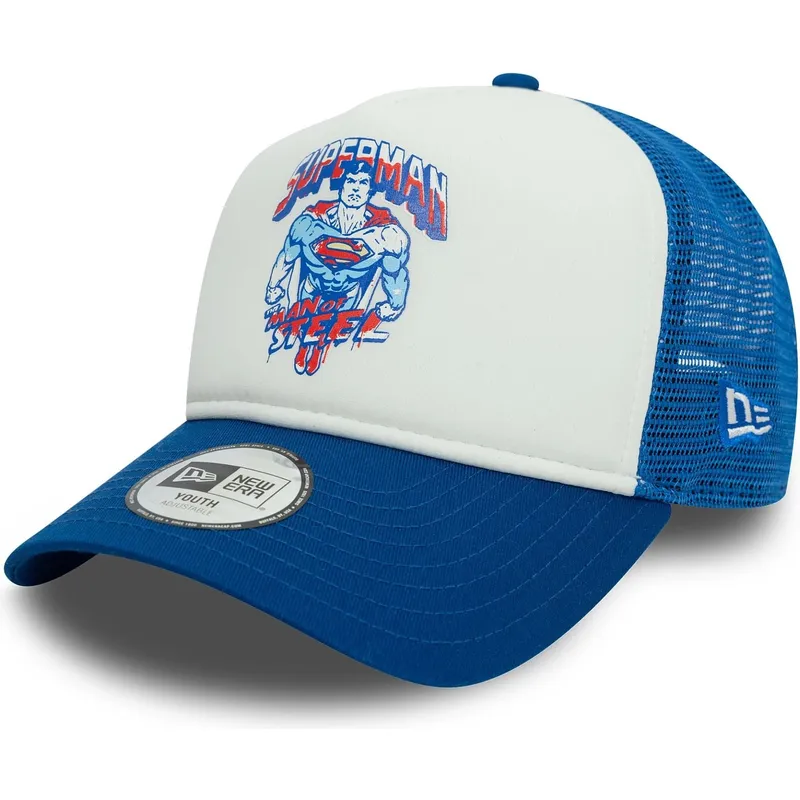 lippikset-kaareva-rekka-sininen-snapback-lapsille-9forty-a-frame-superman-dc-comics-new-era lippikset-kaareva-rekka-sininen-snapback-lapsille-9forty-a-frame-superman-dc-comics-new-era