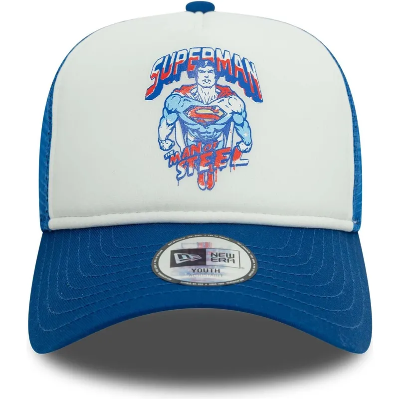 lippikset-kaareva-rekka-sininen-snapback-lapsille-9forty-a-frame-superman-dc-comics-new-era lippikset-kaareva-rekka-sininen-snapback-lapsille-9forty-a-frame-superman-dc-comics-new-era
