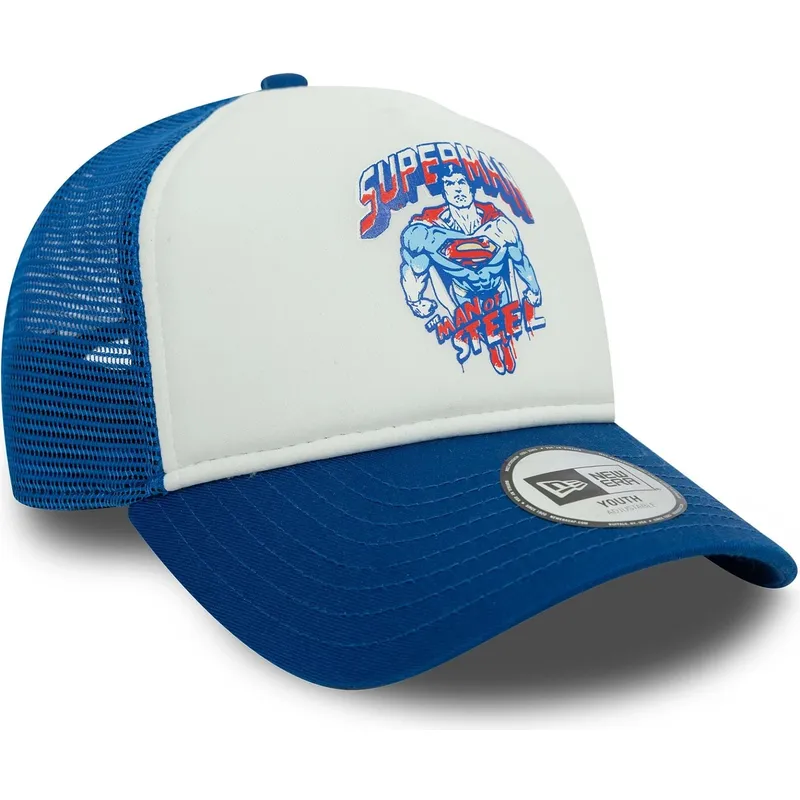 lippikset-kaareva-rekka-sininen-snapback-lapsille-9forty-a-frame-superman-dc-comics-new-era lippikset-kaareva-rekka-sininen-snapback-lapsille-9forty-a-frame-superman-dc-comics-new-era