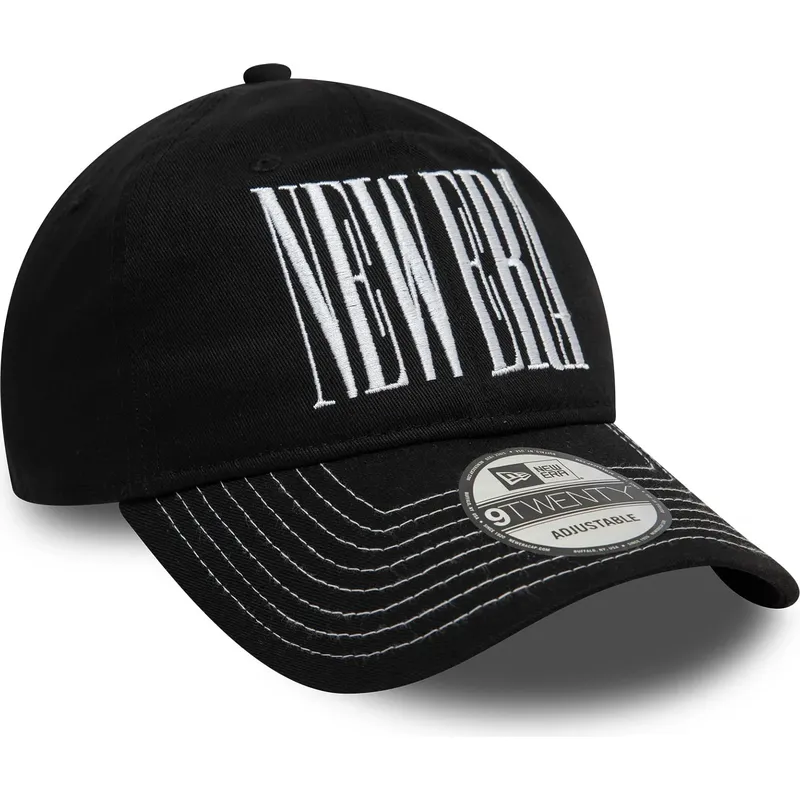 new-era-curved-brim-9twenty-workmark-black-cap