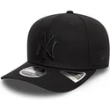lippikset-kaareva-musta-snapback-9seventy-stretch-snap-new-york-yankees-mlb-new-era