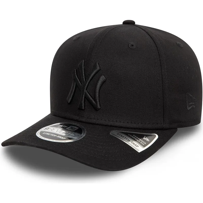 lippikset-kaareva-musta-snapback-9seventy-stretch-snap-new-york-yankees-mlb-new-era