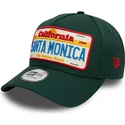 lippikset-kaareva-vihrea-snapback-9forty-a-frame-license-plate-santa-monica-ciudades-y-playas-new-era