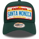 lippikset-kaareva-vihrea-snapback-9forty-a-frame-license-plate-santa-monica-ciudades-y-playas-new-era