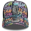 lippikset-kaareva-rekka-monivarinen-snapback-9forty-a-frame-grafiti-all-over-print-ac-milan-serie-a-new-era