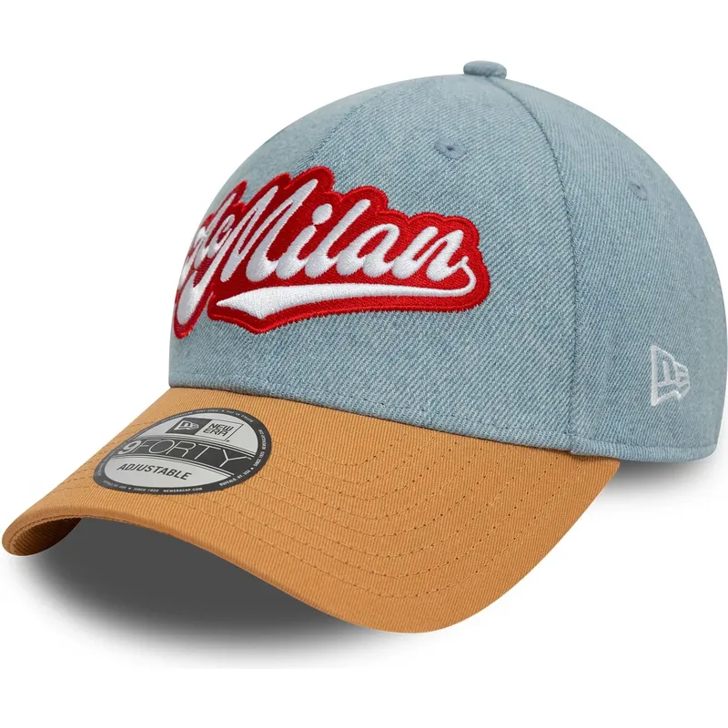 lippikset-kaareva-monivarinen-saadettava-nauha-9forty-denim-ac-milan-serie-a-new-era