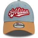 lippikset-kaareva-monivarinen-saadettava-nauha-9forty-denim-ac-milan-serie-a-new-era