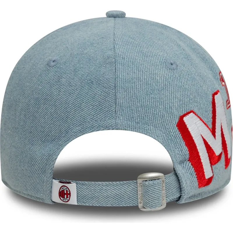 lippikset-kaareva-monivarinen-saadettava-nauha-9forty-denim-ac-milan-serie-a-new-era
