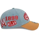 lippikset-kaareva-monivarinen-saadettava-nauha-9forty-denim-ac-milan-serie-a-new-era