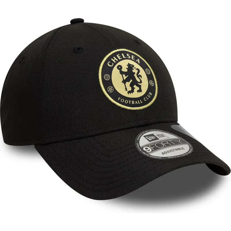 lippikset-kaareva-musta-saadettava-nauha-9forty-seasonal-pop-repreve-chelsea-football-club-premier-league-new-era