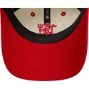 lippikset-kaareva-punainen-saadettava-nauha-9twenty-contrast-visor-manchester-united-football-club-premier-league-new-era