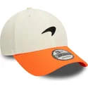 lippikset-kaareva-oranssi-saadettava-nauha-9forty-contrast-visor-mclaren-racing-formula-1-new-era