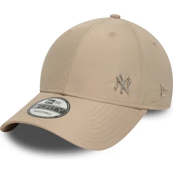 Cap kaareva brown adjustable strap claro 9FORTY Flawless New York Yankees MLB New Era